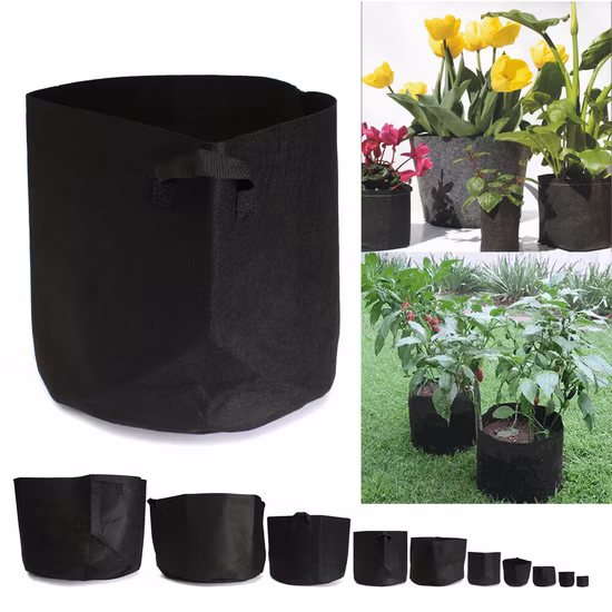 Factory Supply High Quality Plant Bag PP/Plastic/Non Woven Fabric Grow Bag for Potato/Garden Planting/Flower Pot