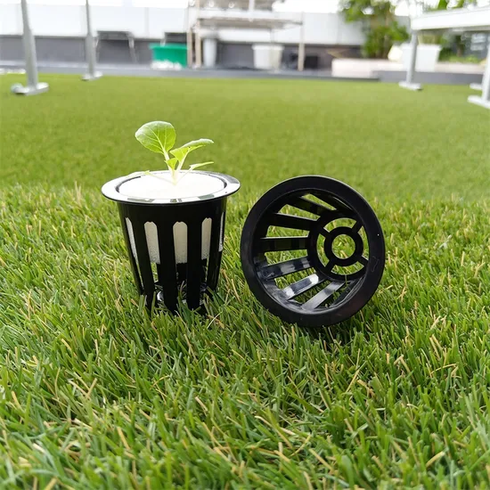 Garden Greenhouse Hydroponics Plastic Mesh Net Basket Vegetables Grow Pot