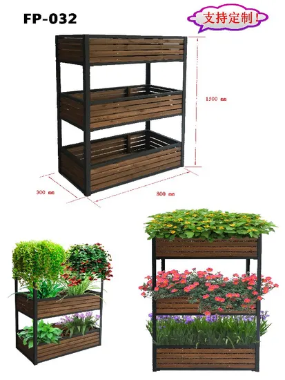 Vertical Vegetables Pots with 3 Plant Boxes Raised Garden Bed Indoor or Outdoor Elevated Planter for Flower 