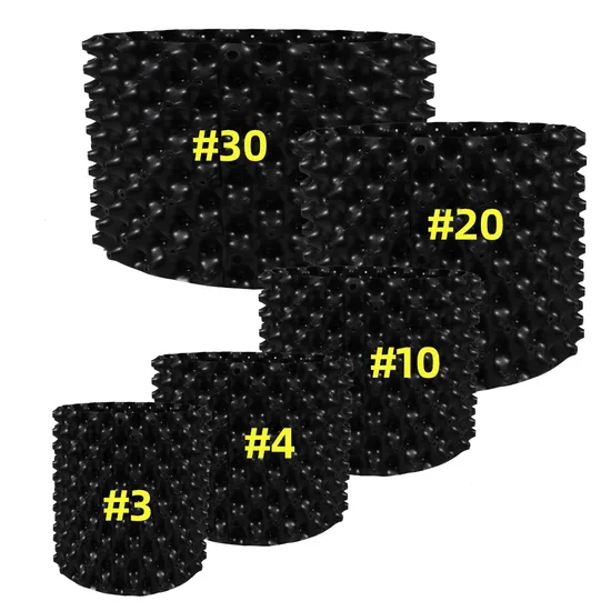 Cheap Greenhouse 3 4 10 20 30 Gallon Nursery Garden Black Plastic Air Pruning Pot Supplier for Plants Root Growing Blueberries 