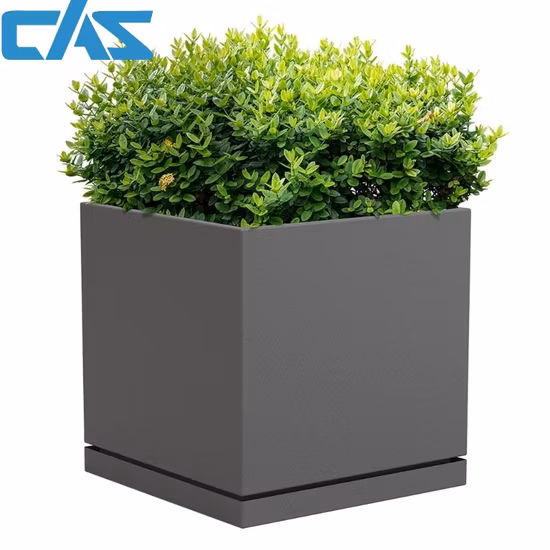 Outdoor Garden Vegetable Plant Raised Aluminum Box Flower Pot