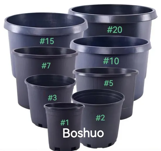 1 2 3 4 5 7 10 15 20 25 Gallon Plastic Nonwoven Geotextile Felt Fabric Garden Planter Flower Potato Greenhouse Planting Grow Plant Drainage Nursery Seedling Pot 