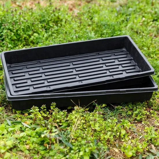 High Quality Movable Rolling Plant Seed Plastic Growing Garden Indoor Seeding Growing Tray Shelf for Home 