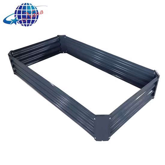 Fast Assembly Galvanised Steel Vegetables Garden Raised Bed Flower Pots