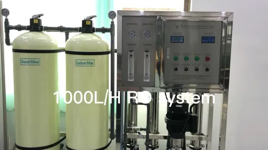 Commercial Pure Water Purifier RO Water Treatment Plant Machine