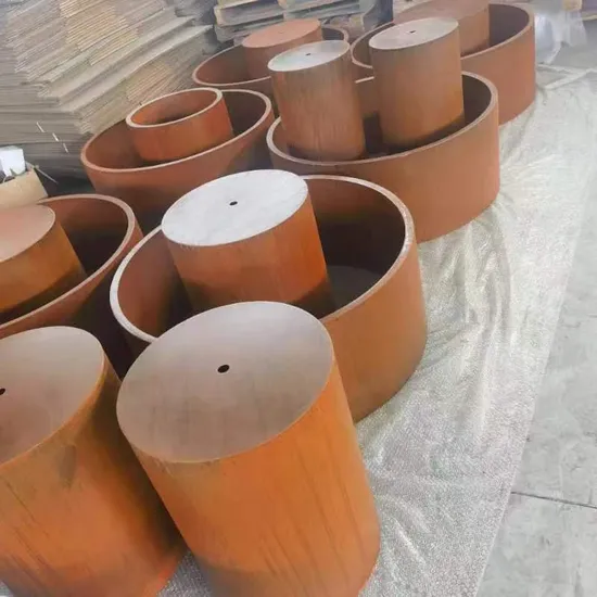 Corten Steel Rusted Metal Raised Vegetable Garden Grow Bed and Plant Pot 