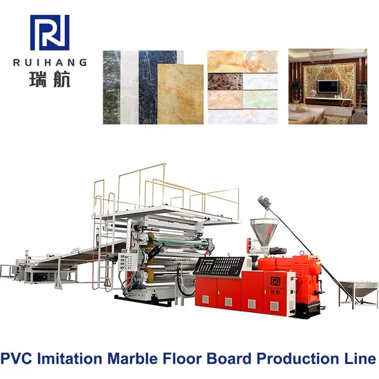 Ruihang Factory Direct PVC Imitation Marble Board Production Line 