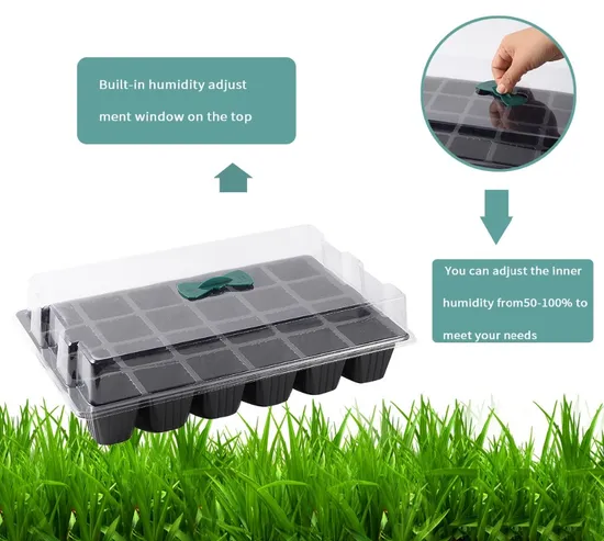 24 Cells Plant Nursery Pot Seeding Box Flower Plants Germination Pots Seedling Tray Gardening Supplies 