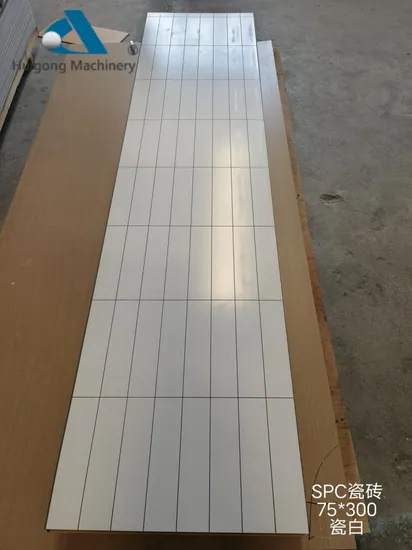 Factory Customized Hotel Bathroom Imitation Porcelain Spc Stone Crystal Wall Panel 